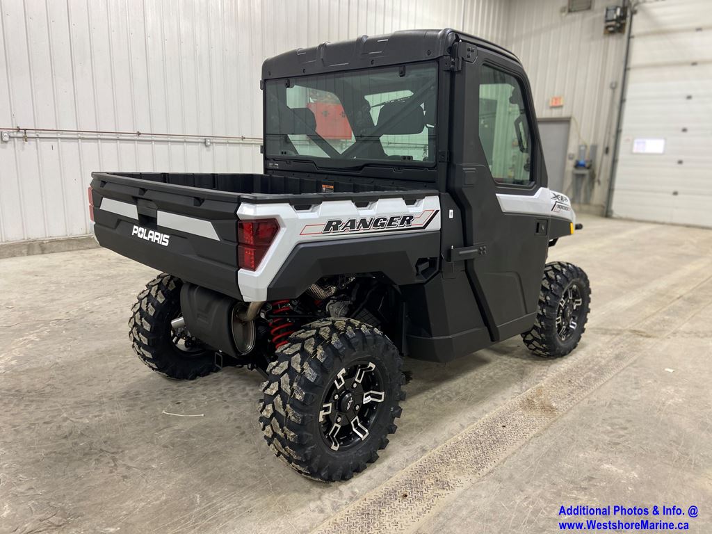 New 2021 POLARIS RANGER XP 1000 NORTHSTAR PREMIUM METALLIC WHITE UTV in