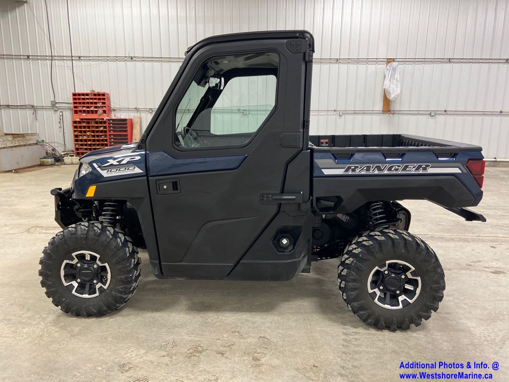 Pre-Owned 2019 POLARIS RANGER XP 1000 EPS METALLIC STEEL BLUE UTV in ...