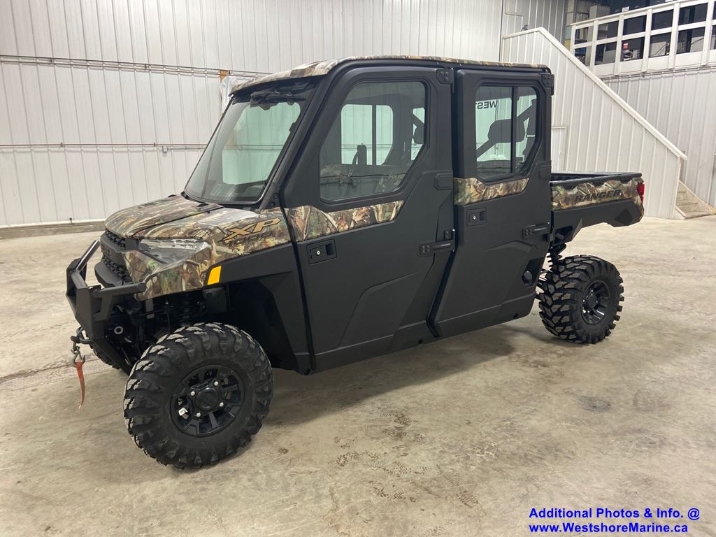 Pre-Owned 2020 Polaris RANGER CREW XP 1000 FULL CAB W/ HEAT CAMO UTV in ...