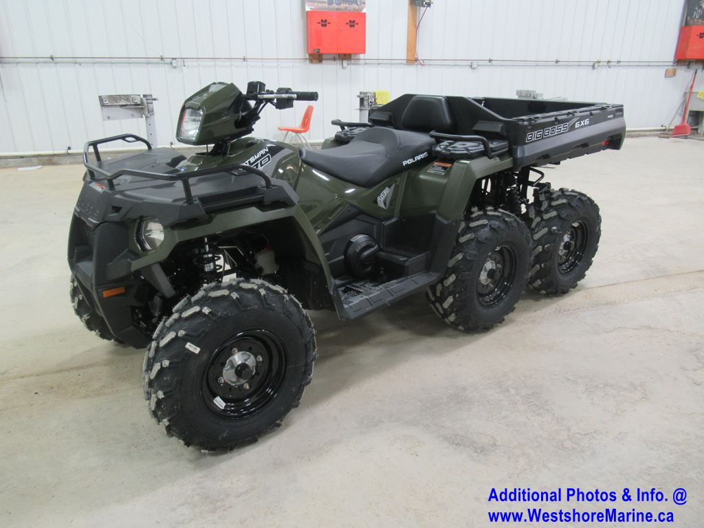 New 2020 Polaris SPORTSMAN 6X6 BIG BOSS 570 EPS SAGE GREEN ATV in ...