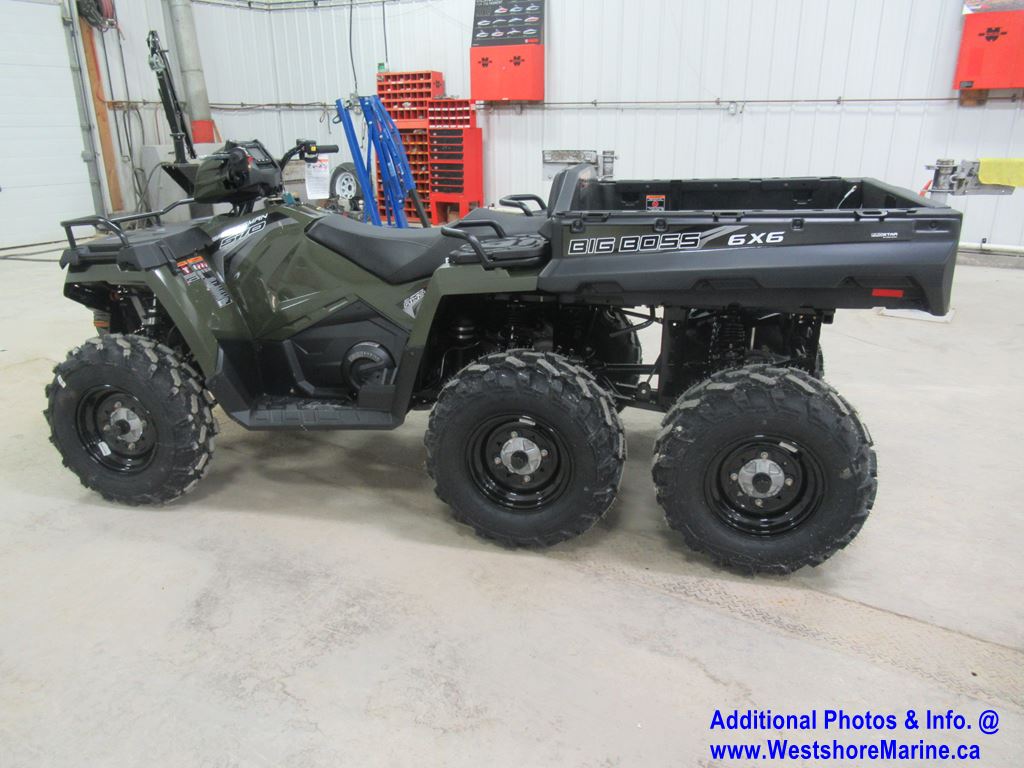 New 2020 Polaris SPORTSMAN 6X6 BIG BOSS 570 EPS SAGE GREEN ATV in ...