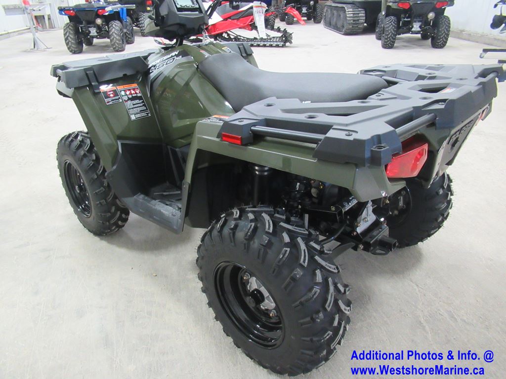 New 2020 Polaris SPORTSMAN 450 H.O. SAGE GREEN ATV in Arborg #265945 ...