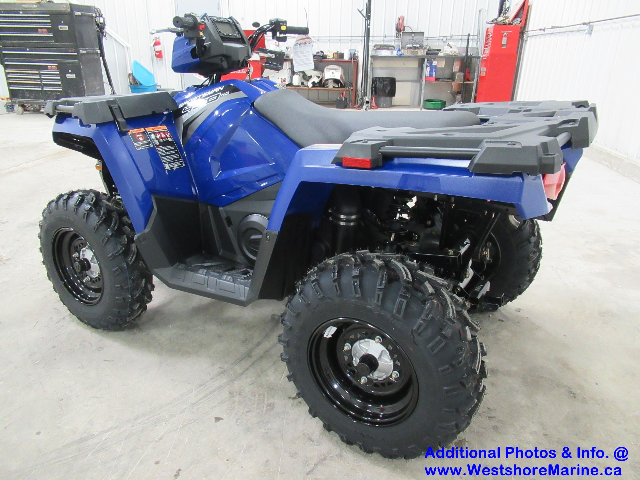 New 2020 Polaris SPORTSMAN 450 H.O. SONIC BLUE ATV in Arborg #640308 ...