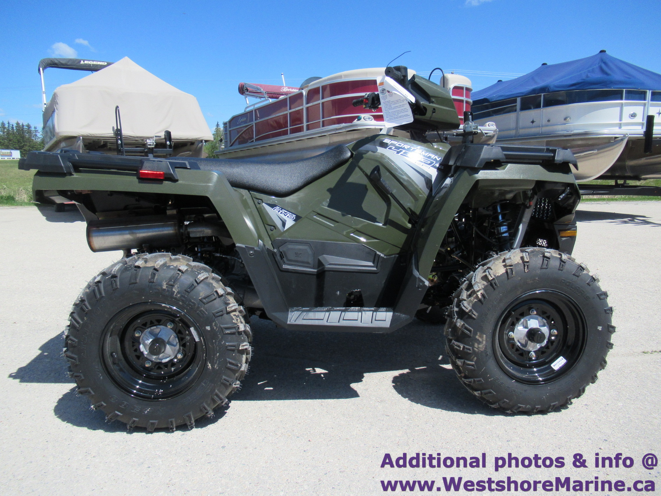 New 2019 Polaris 450 SPORTSMAN HO SAGE GREEN ATV in Arborg #611432 ...