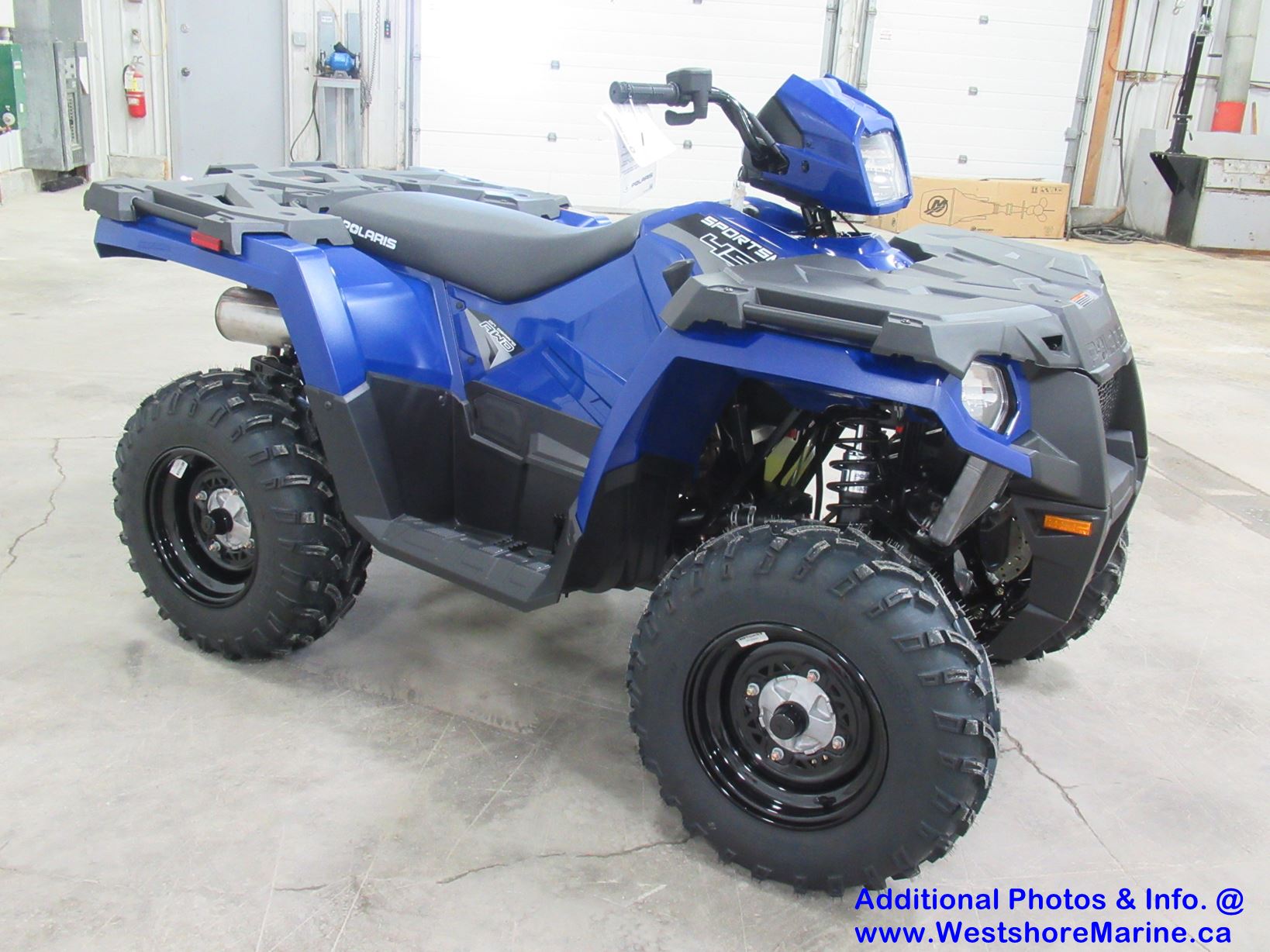 New 2020 Polaris SPORTSMAN 450 H.O. EPS SONIC BLUE ATV in Arborg ...