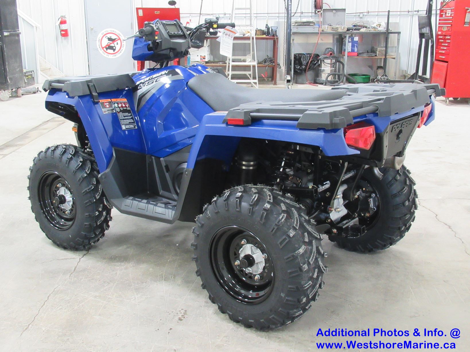 New 2020 Polaris SPORTSMAN 450 H.O. EPS SONIC BLUE ATV in Arborg ...