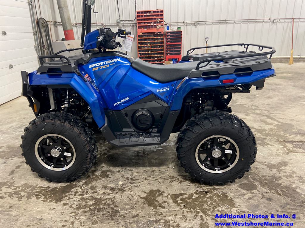 New 2021 POLARIS SPORTSMAN 570 EPS/EBS PREMIUM 49S BLUE ATV in Arborg ...