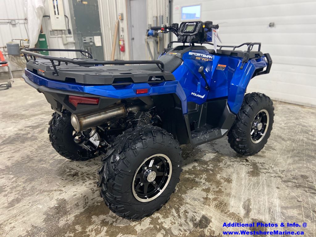 New 2021 POLARIS SPORTSMAN 570 EPS/EBS PREMIUM 49S BLUE ATV in Arborg ...