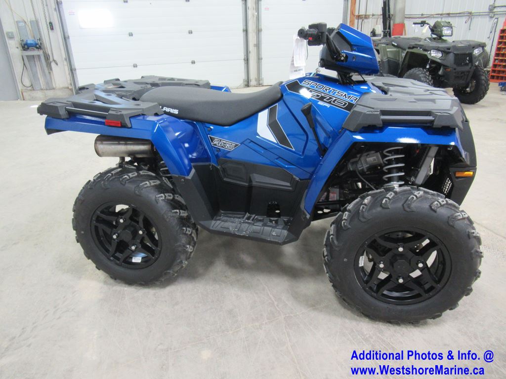 New 2020 Polaris SPORTSMAN 570 PREMIUM RADAR BLUE ATV in 264539