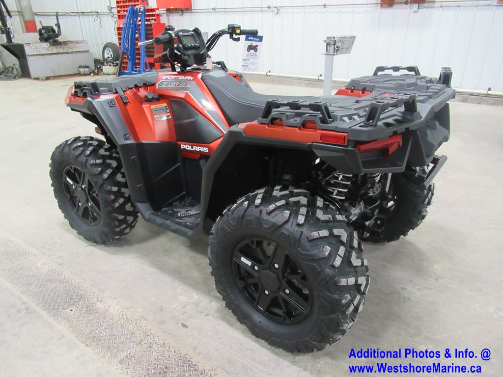 New 2020 Polaris Sportsman 850 Premium Matte Orange Rust Atv In Arborg 