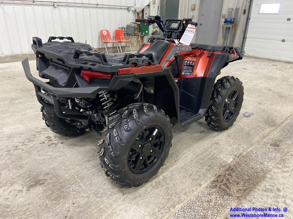 New 2021 POLARIS SPORTSMAN 850 TRAIL MATTE ORANGE RUST ATV in