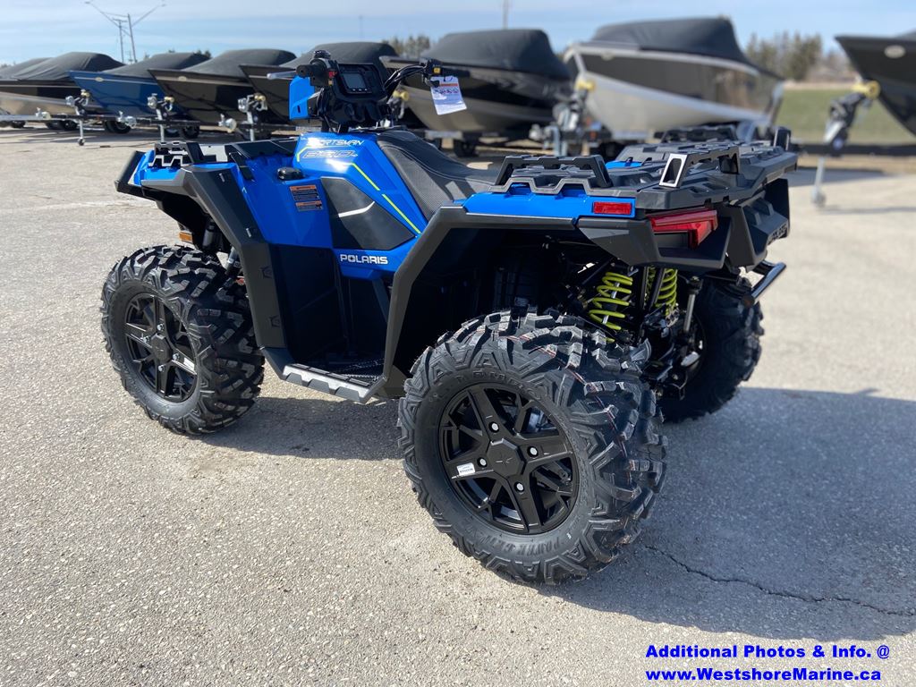 New 2021 POLARIS SPORTSMAN 850 ULTIMATE TRAIL LE VELOCITY BLUE ATV in ...