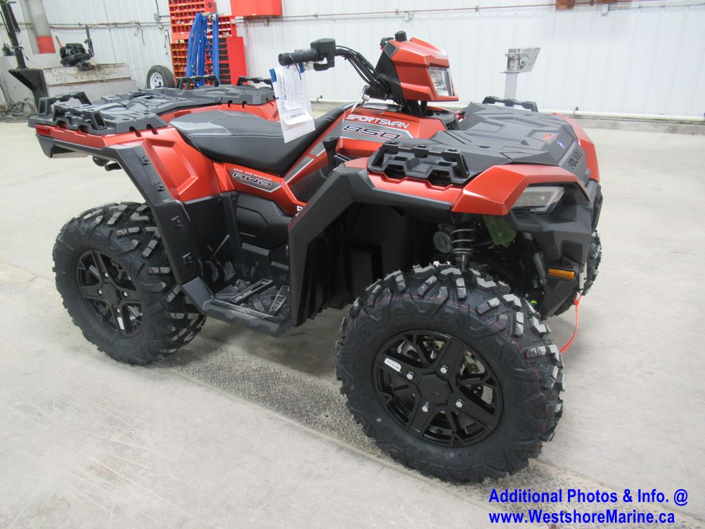 New 2020 Polaris SPORTSMAN 850 PREMIUM TRAIL MATTE ORANGE ATV in Arborg ...