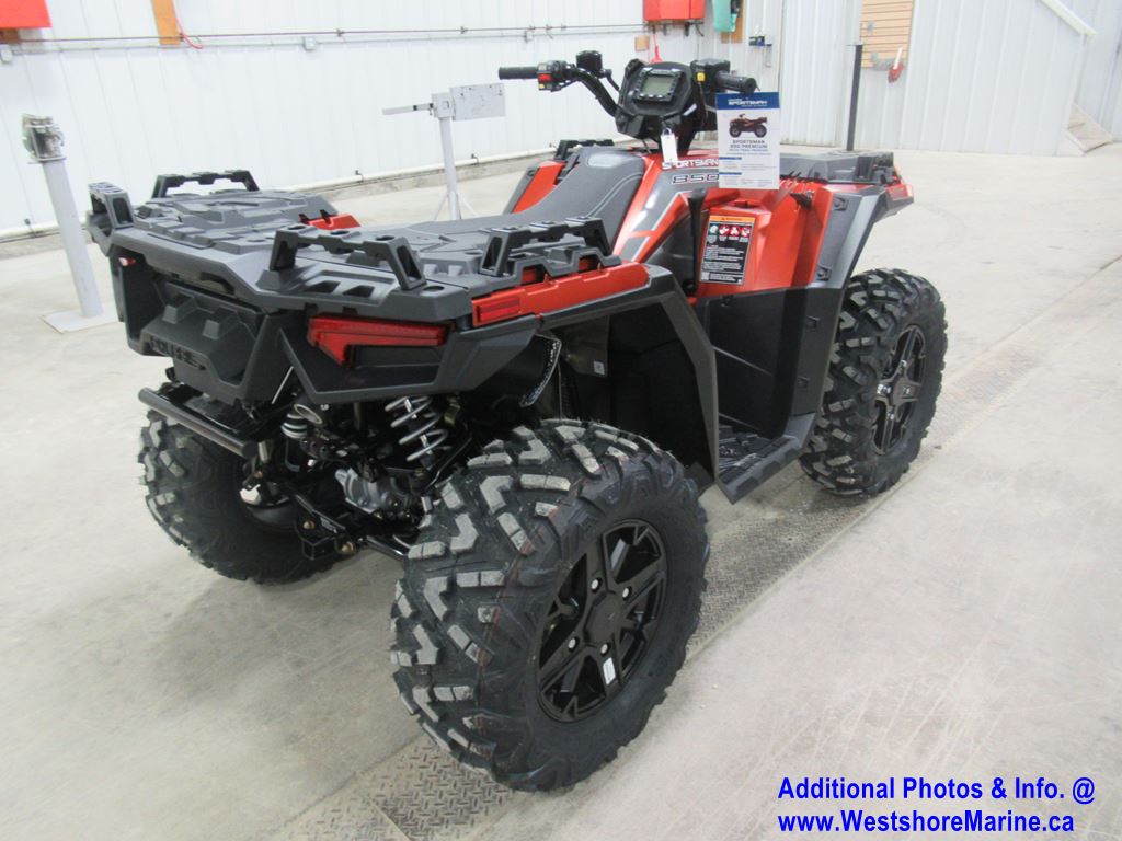 New 2020 Polaris SPORTSMAN 850 PREMIUM TRAIL MATTE ORANGE ATV in Arborg ...