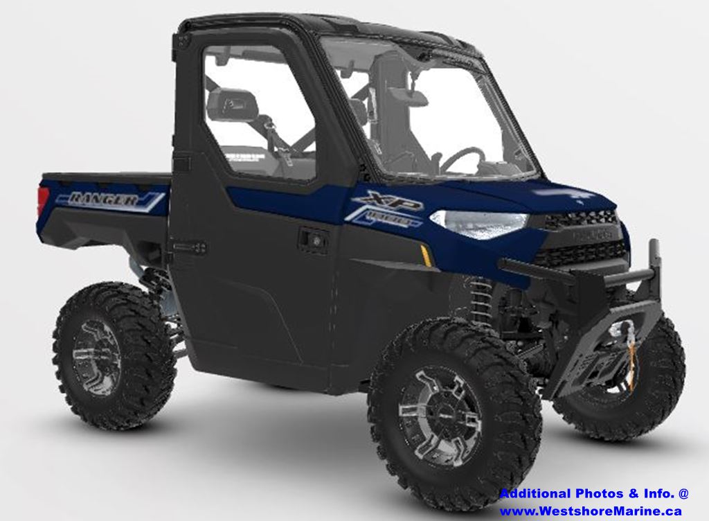 New 2021 POLARIS RANGER XP 1000 NORTHSTAR PREMIUM MATTE NAVY BLUE UTV ...