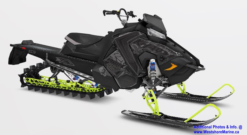 New 2021 POLARIS 850 RMK KHAOS 155 BLACK & LIME SQUEEZE SNOWMOBILE in ...