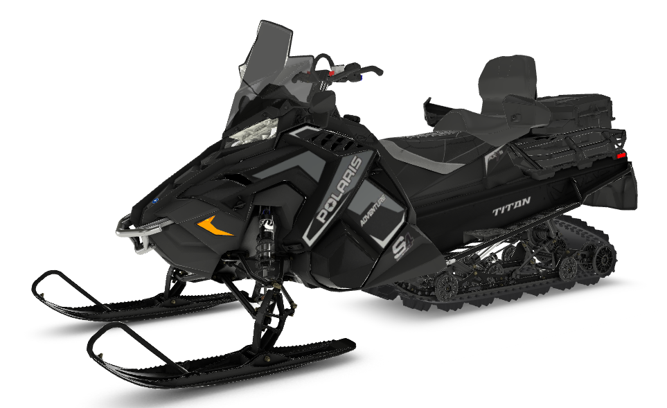 New 2023 Polaris TITAN ADVENTURE 155 4-STROKE 1.8 Cobra PIDD GPS GLOSS ...