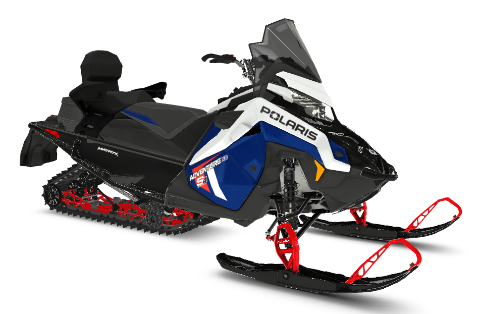 New 2023 Polaris INDY ADVENTURE X2 GPS POLARIS BLUE/WHITE LIGHTNING ...