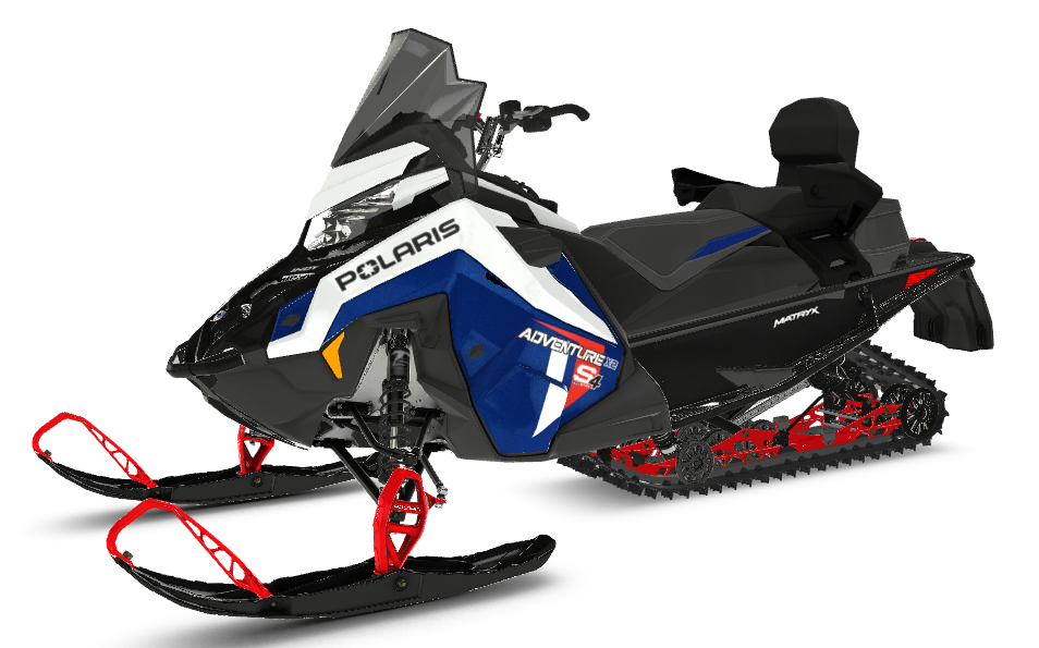 New 2023 Polaris INDY ADVENTURE X2 GPS POLARIS BLUE/WHITE LIGHTNING ...