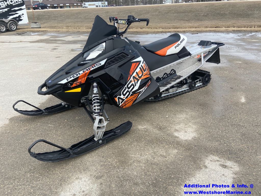 Pre-Owned 2013 POLARIS 800 SWITCHBACK ASSAULT 144 BLACK & ORANGE ...