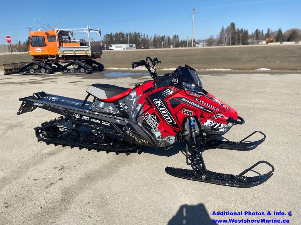 Pre-Owned 2020 POLARIS 850 RMK KHAOS BLACK & RED SNOWMOBILE in Arborg ...