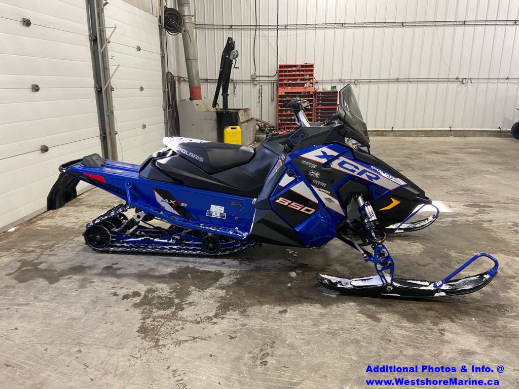 New 2021 POLARIS 850 INDY XCR 129 ES - 1.25 ICE RIPPER BLUE & BLACK ...