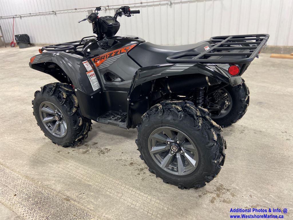 New 2021 YAMAHA GRIZZLY 700 EPS BLACK ATV in YF70GPSMB7